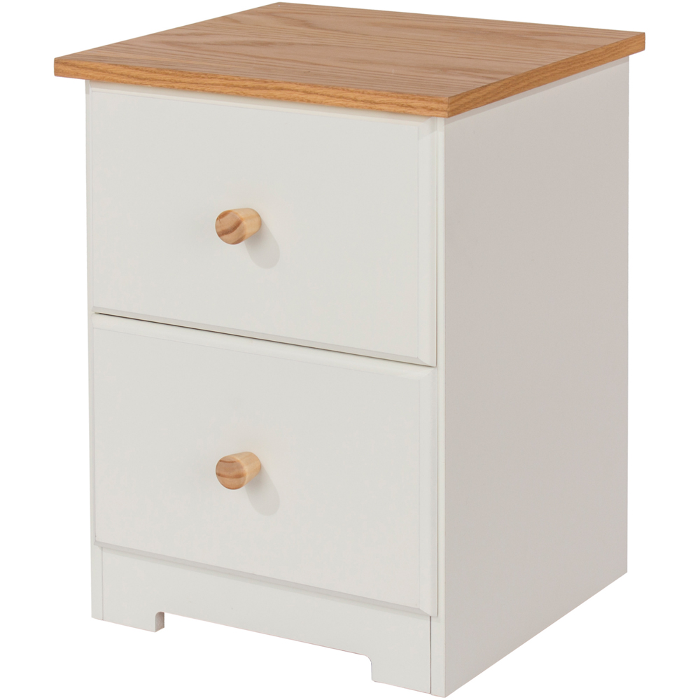 Colorado 2 Drawer Petite Bedside Table Image 2