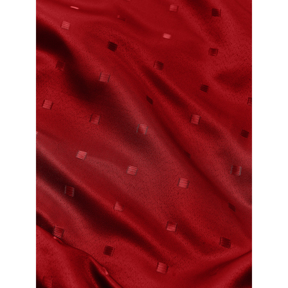 Alan Symonds Madison Red Ring Top Curtain 168 x 229cm Image 7