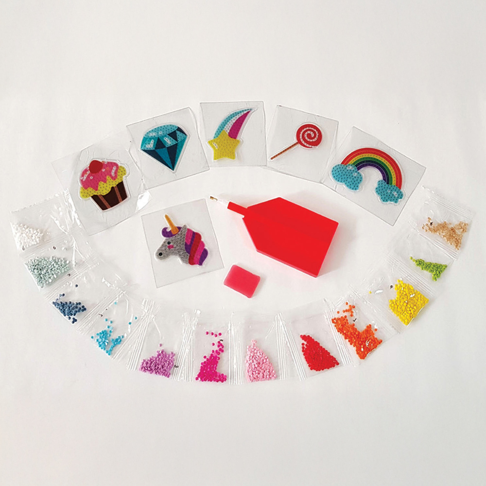 Small World Toys Make Your Own Fantasia and Fun Diamond Design Stickers Kit Image 2