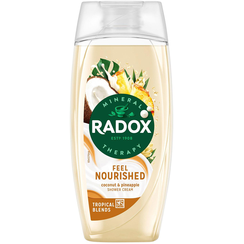 Radox Mineral Therapy Feel Nourished Coconut and Pineapple Moisturising Shower Cream 225ml 6 Pack Image 3