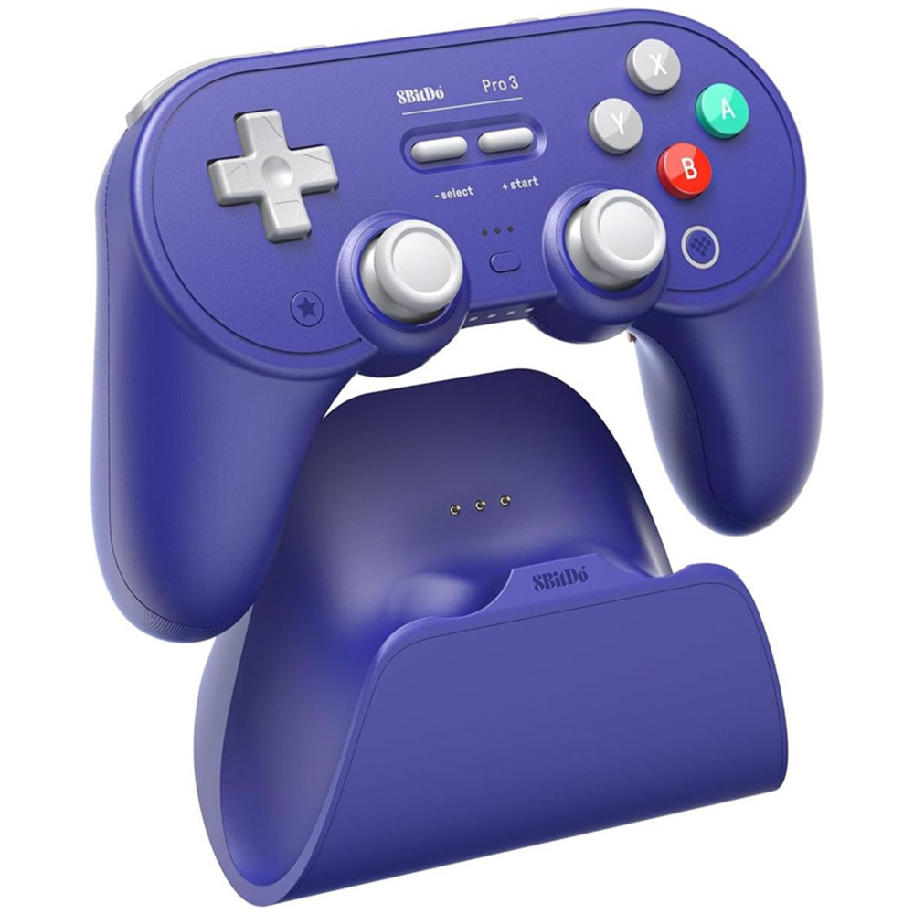 8BitDo Pro 3 Purple Wireless Bluetooth Gamepad Image 6