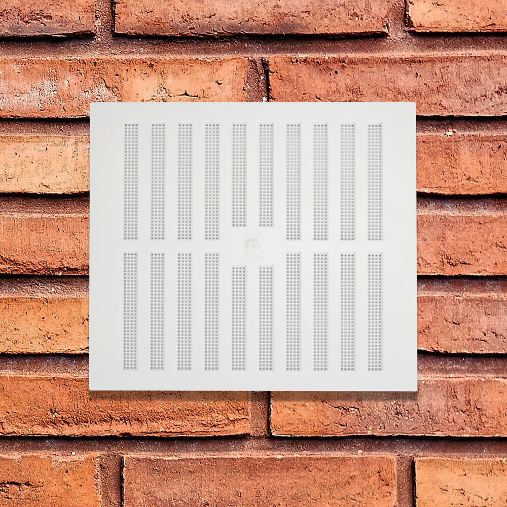 Select White Adjustable Air Vent with Flyscreen Cover 9 x 9 inch Image 2