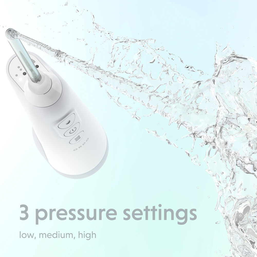 Ordo Sonic+ White Toothbrush with Hydro Sonic Water Flosser Image 6