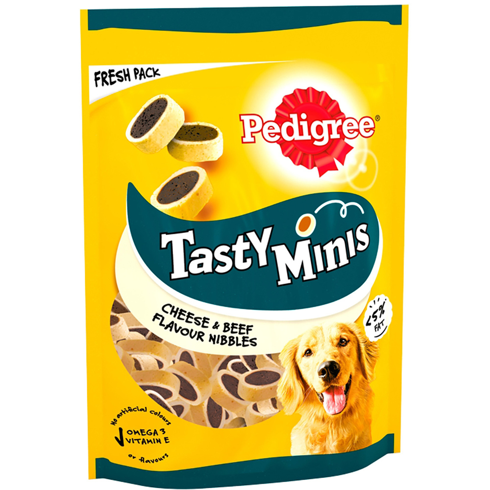 Pedigree Tasty Bites with Cheese Adult Dog Food 140g Image
