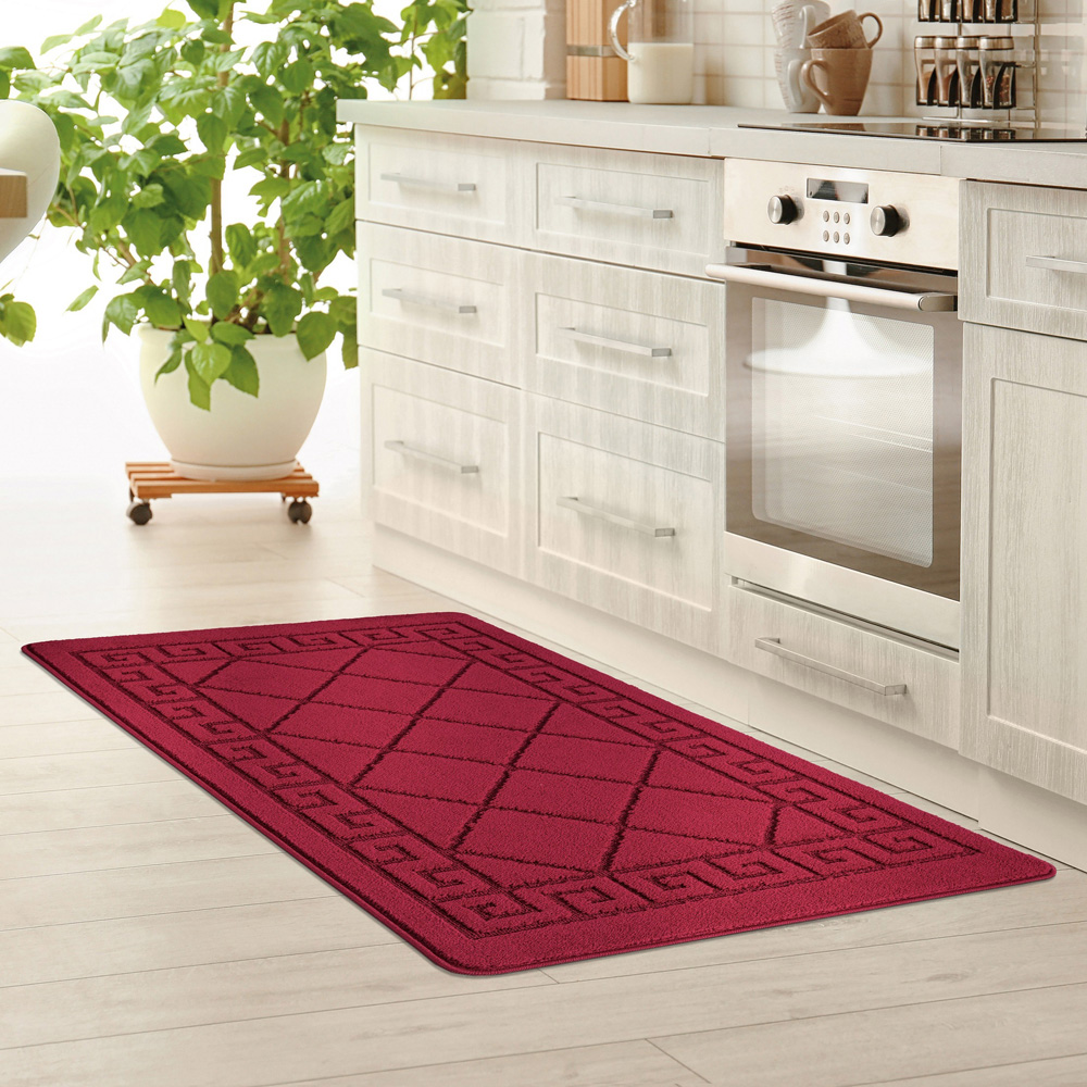 Smart Living Tribela Red Gel Back Non-Slip Mat 80 x 150cm Image 3