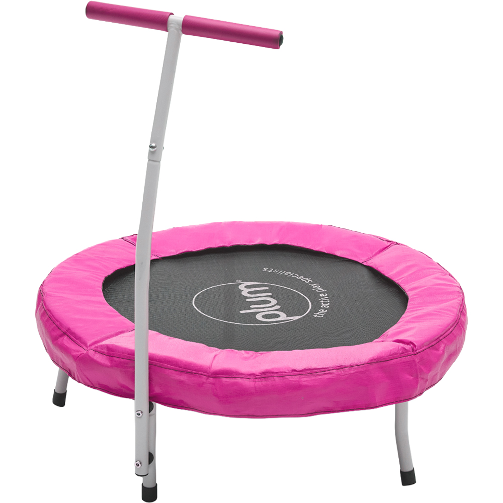 Plum Play Pink Junior Bouncer Trampoline Image 1