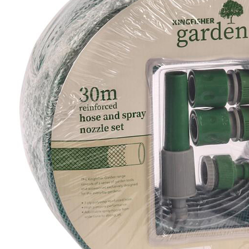 Samuel Alexander 30m Garden Hose and Spray Nozzle Set Image 3