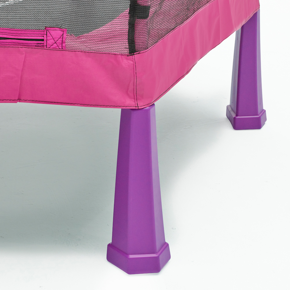 Plum Play Pink 7ft Junior Jumper Springsafe Trampoline with Enclosure Image 4