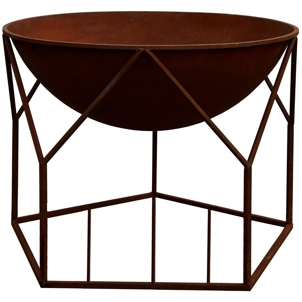 Ivyline Rust Buckingham Fire Pit 51 x 70cm Image 1
