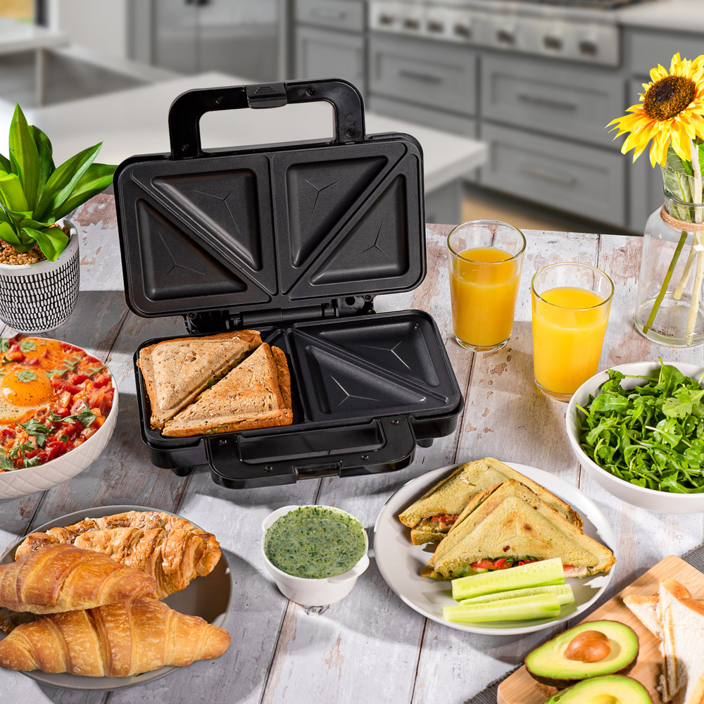 Innoteck Kitchen Pro 2 Slice Deep Fill Sandwich Toaster 900W Image 5