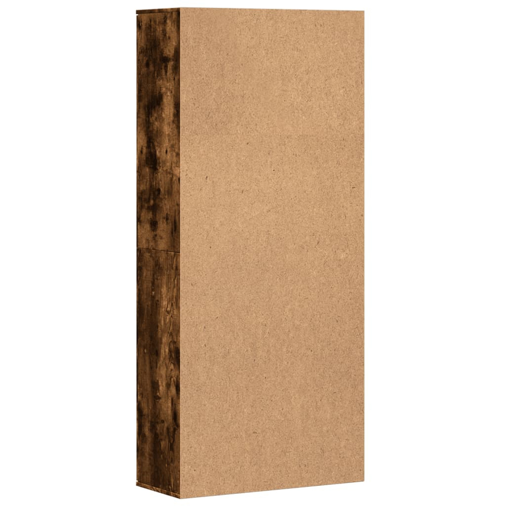 vidaXL 2 Door Smoked Oak High Cabinet Image 5