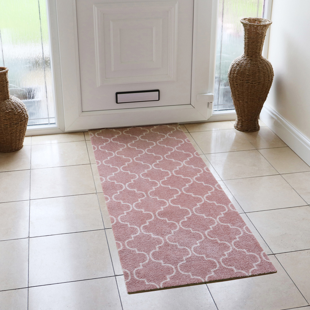 JVL Rose Lattice Mega Mat Runner 57 x 150cm Image 3