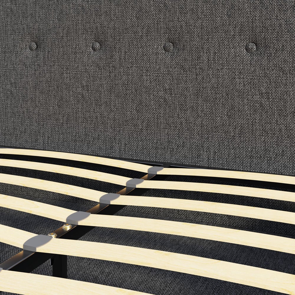 Ashbourne Bed Frame 135cm Grey Image 6