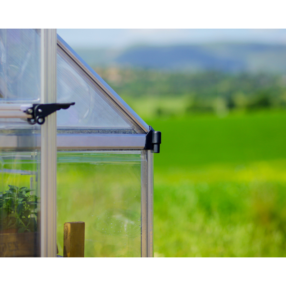 Palram Canopia Balance Silver Aluminium Polycarbonate 10 x 24ft Greenhouse Image 3