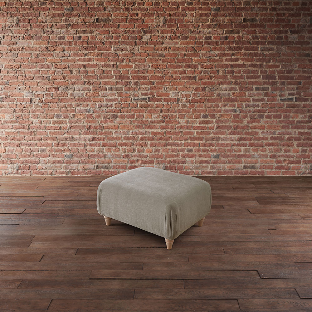 The Vienna Victoria Putty Footstool Image 4