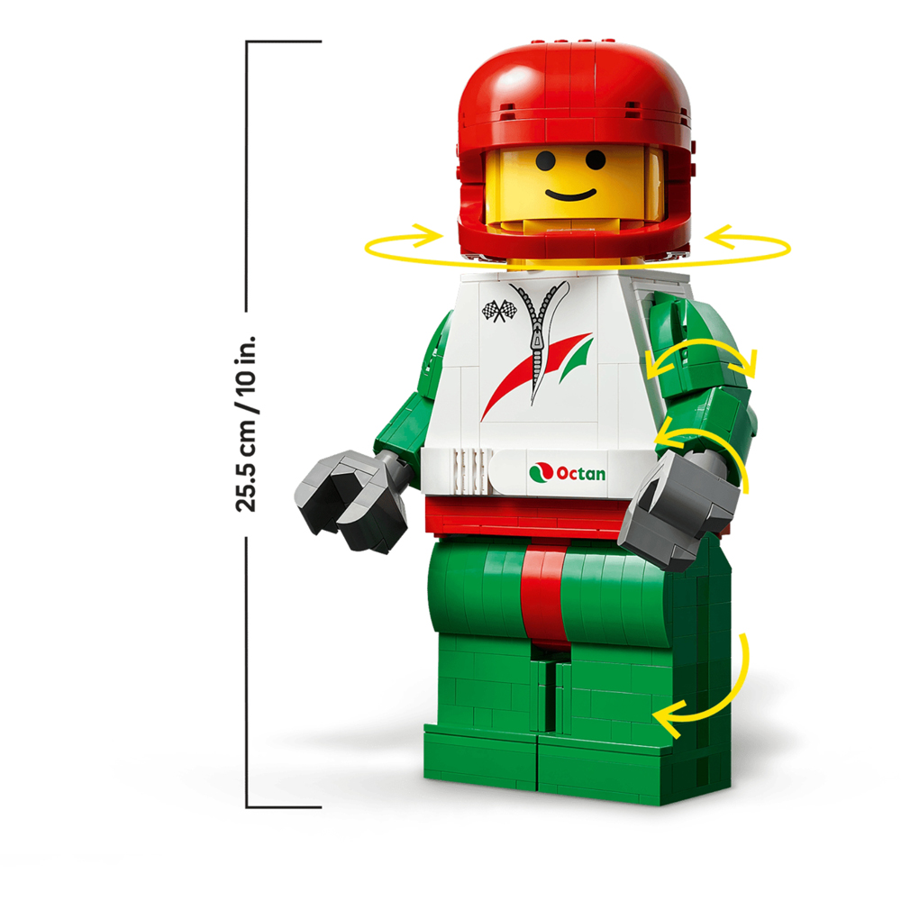 LEGO 40819 Up-Scaled Racing Driver Minifigure Set 694 Piece Image 6