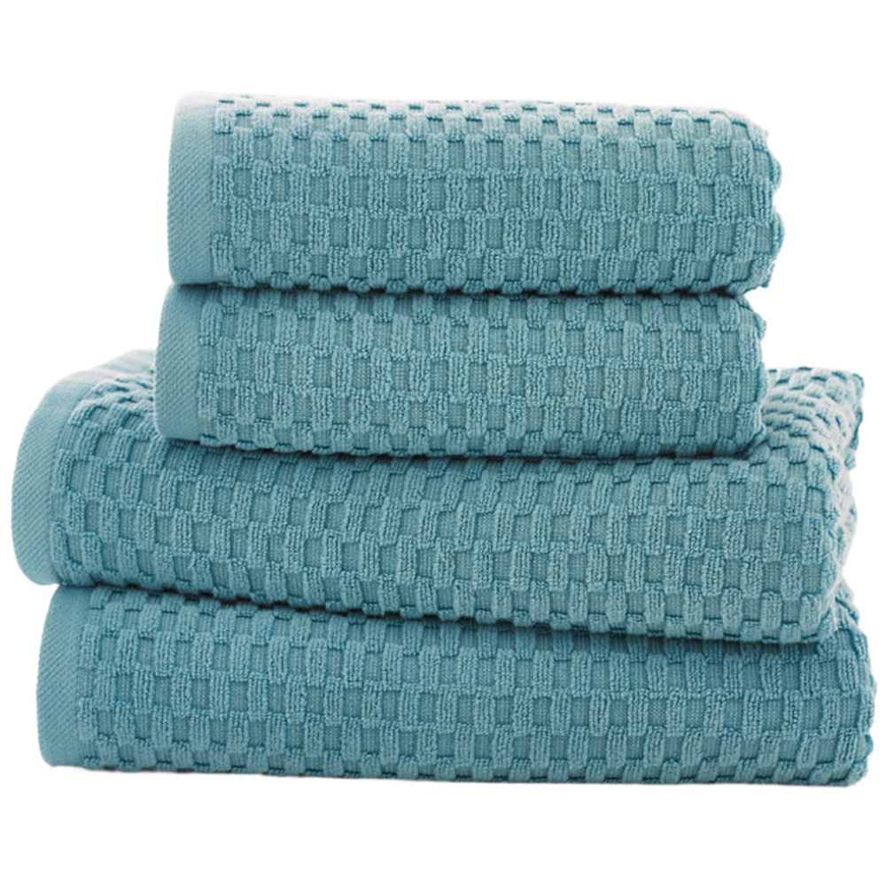 Deyongs Brooklyn Turquoise Hand Towel 2 Pack Image