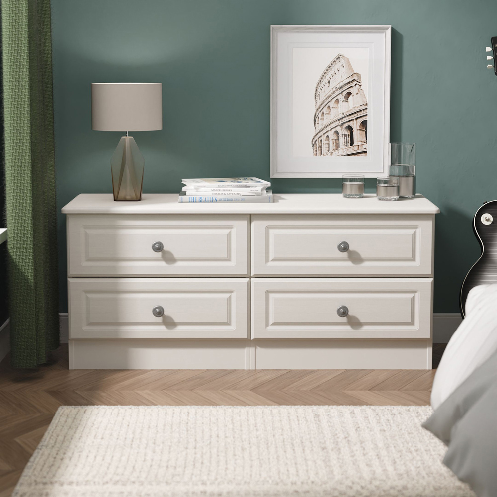 Crowndale Pembroke 4 Drawer Grey Ash Bed Box Ready Assembled Image 7