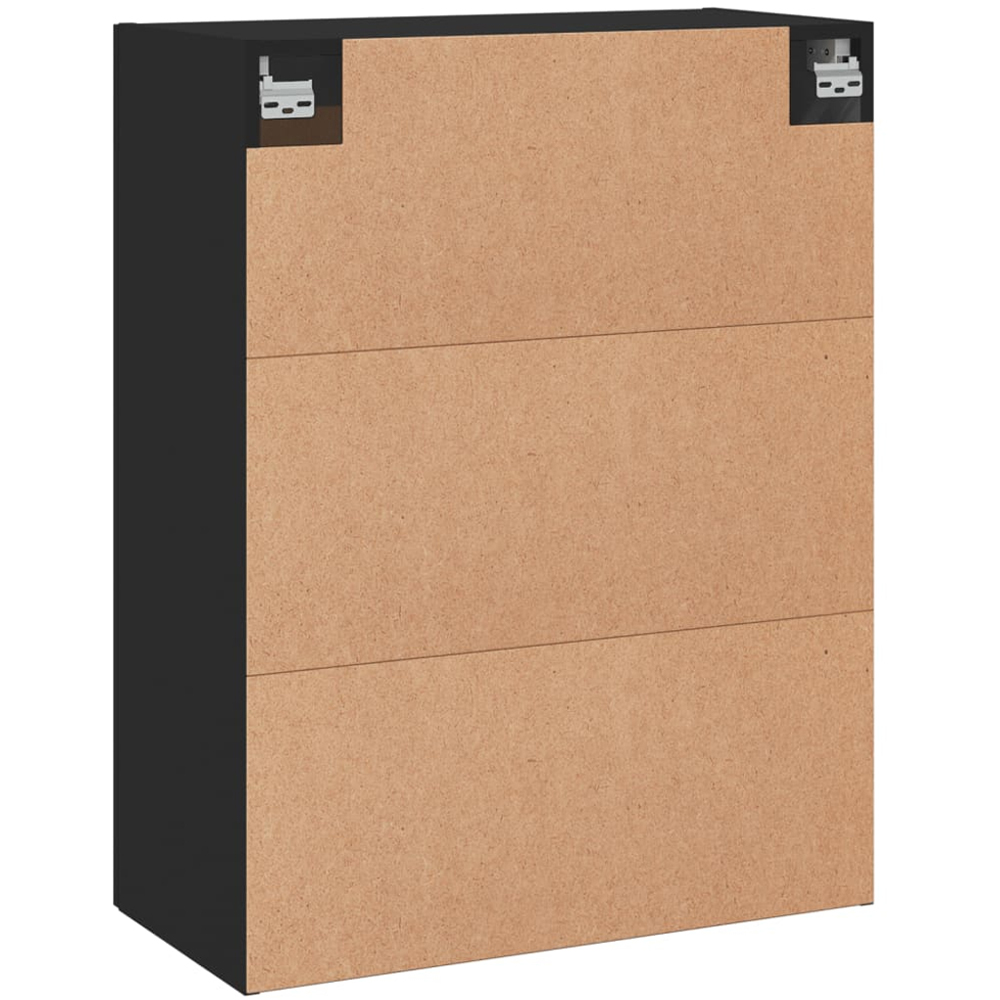 vidaXL 2 Door Black Wall Mounted Cabinet Image 9