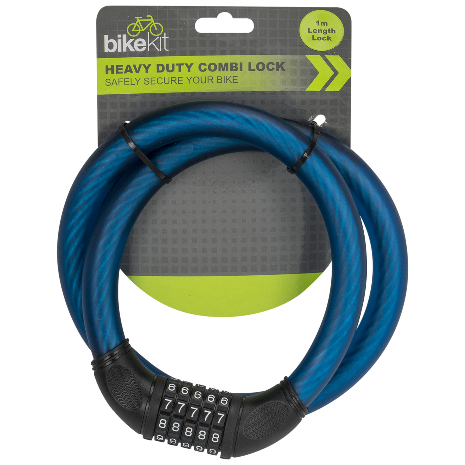 Bike Kit Combi Lock - 100cm Image