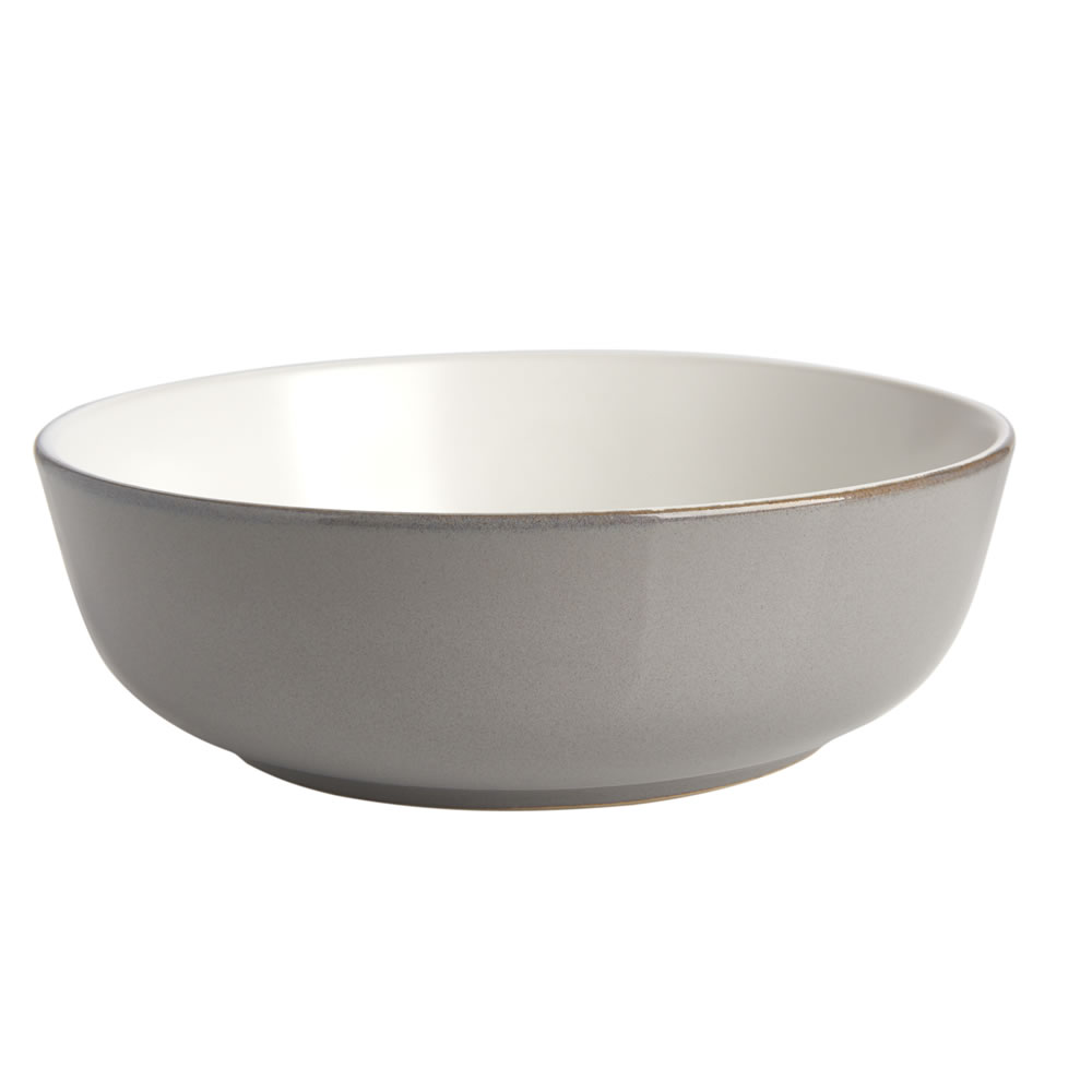Wilko Cool Grey Reactive Glazed Bowl Image 1