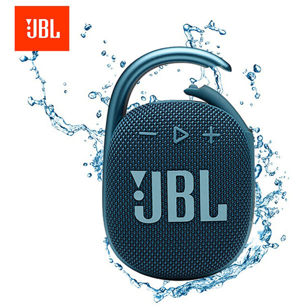 JBL IPX7 Clip 4 Ultra Portable Blue Waterproof Speaker Image 3