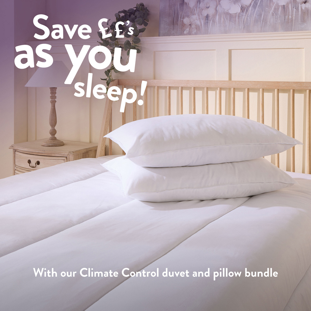Slumberdown Double White Climate Control Duvet 10.5 Tog Image 5