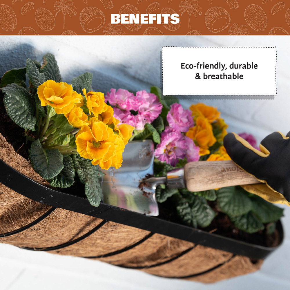 Coco & Coir Coco Trough Liner 90cm Image 4
