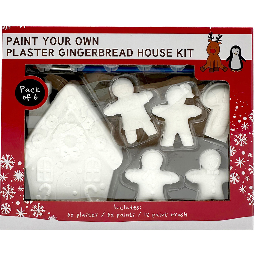 Paint Your Own Gingerbread House Kit Image 1
