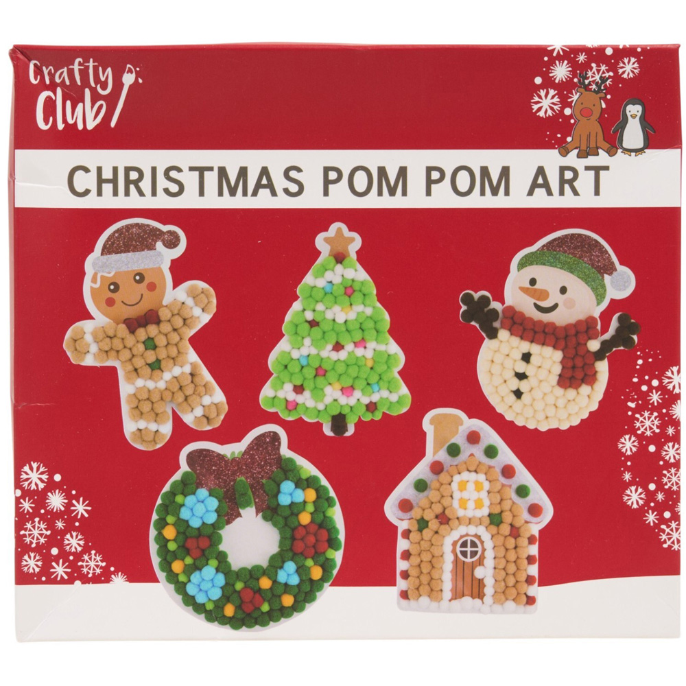 Christmas Pom Pom Art Kit Image 2
