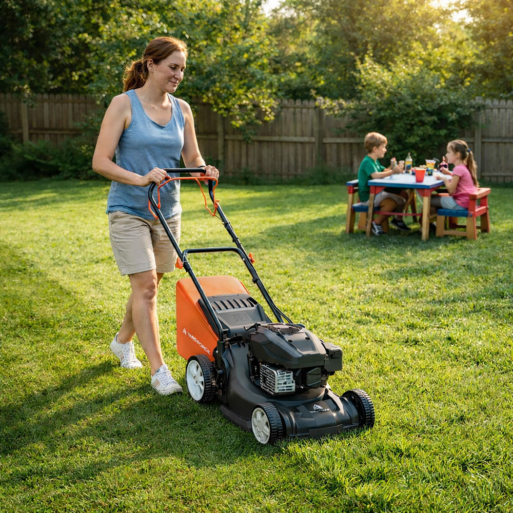 Yard Force GM R40A-EU 127cc Self Propelled 40cm Petrol Lawn Mower Image 6