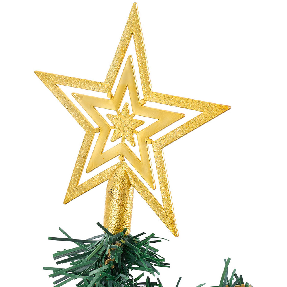 Living and Home Baubles and Light Mini LED Artificial Christmas Tree 1.6ft Image 5