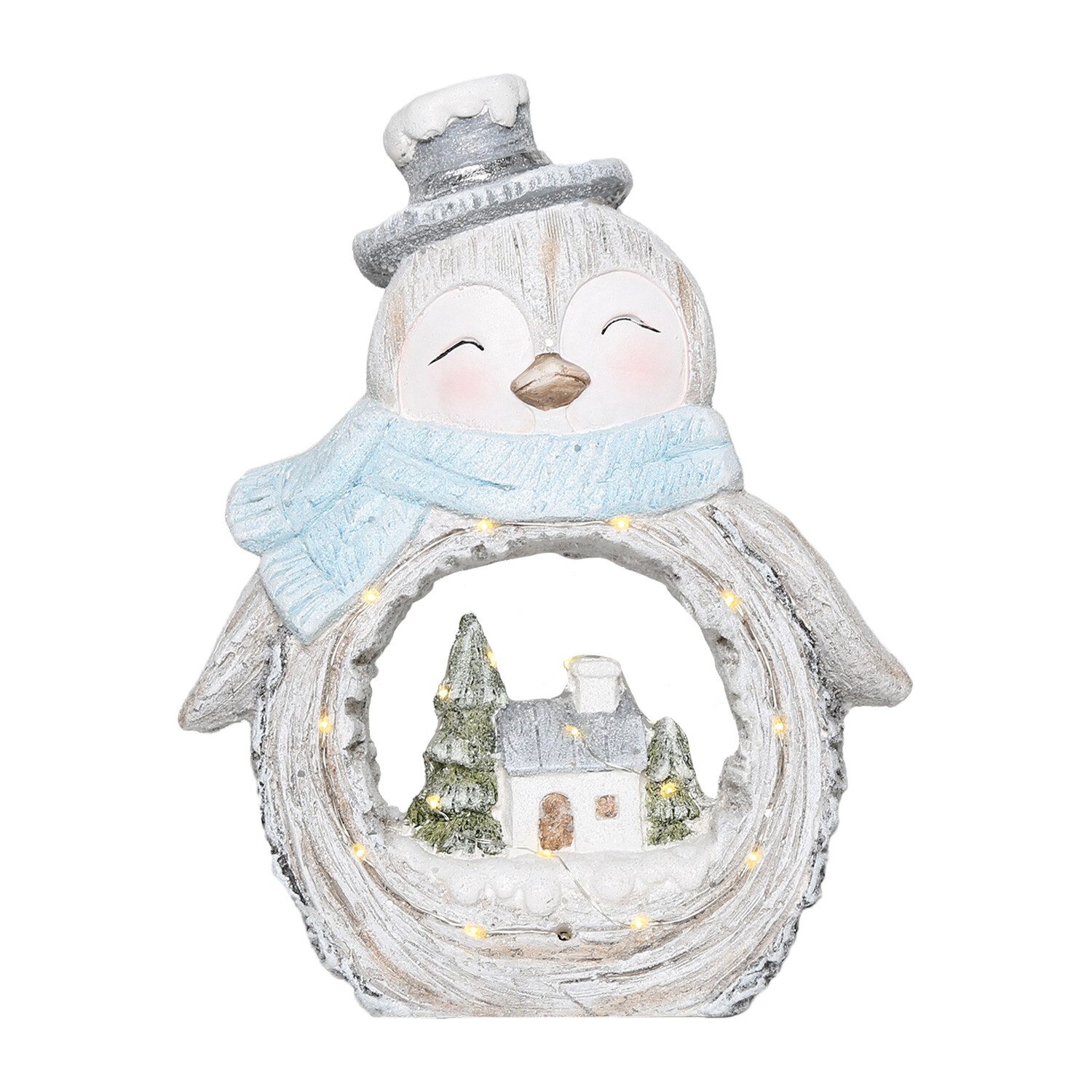 Alpine Lodge Festive Christmas LED Character Ornament Image 3