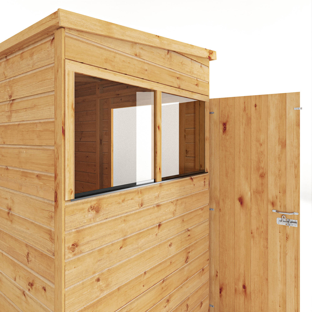Mercia Woodsman 6 x 4ft Shiplap Pent Shed Image 3