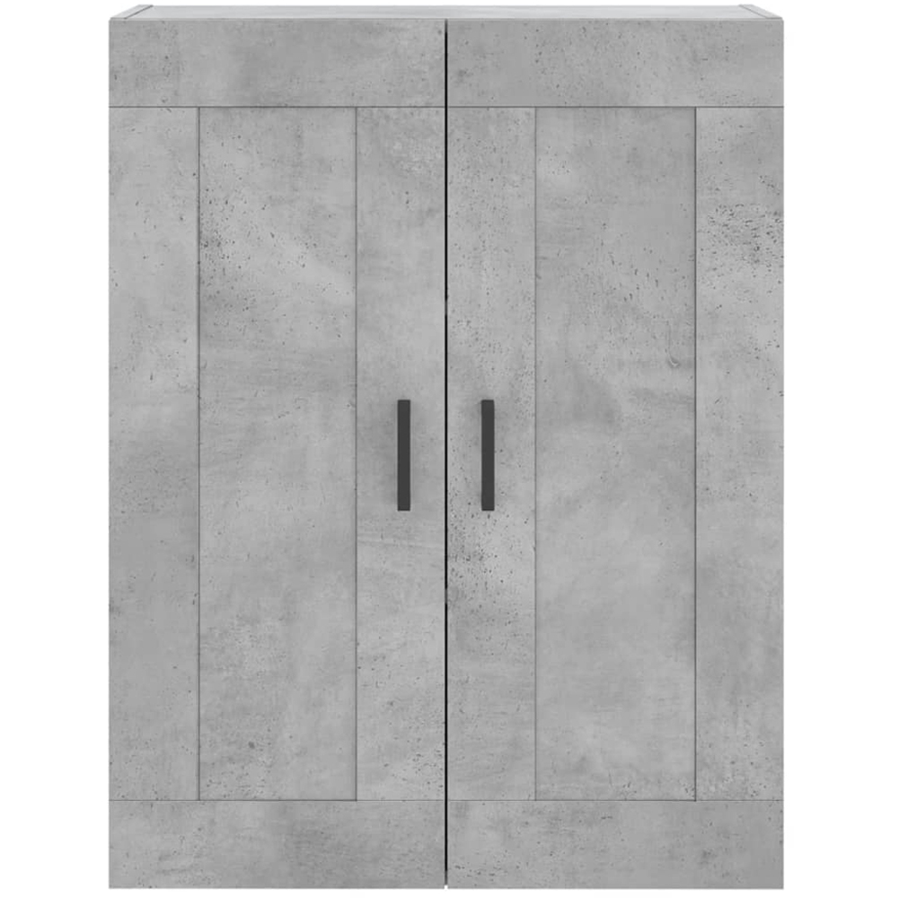 vidaXL 2 Door 3 Shelf Concrete Grey Highboard Image 6