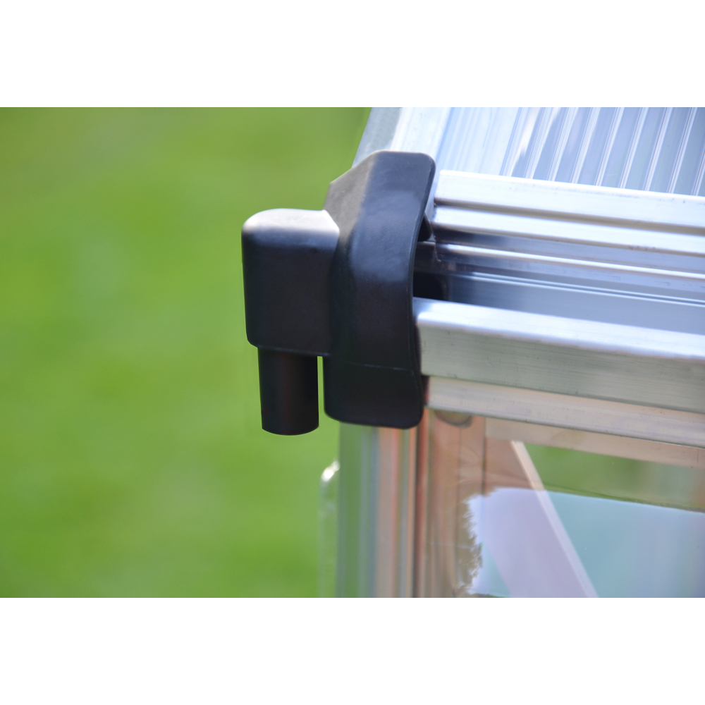 Palram Canopia Balance Silver Aluminium Polycarbonate 8 x 16ft Extended Greenhouse Image 3