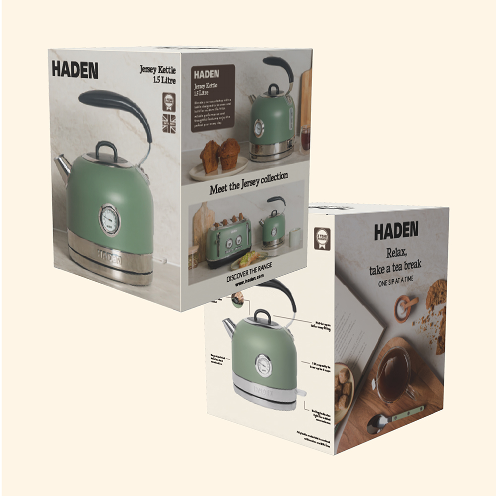 Haden Jersey 214270 Cedar Green Steel 1.5L Kettle 3000W Image 7