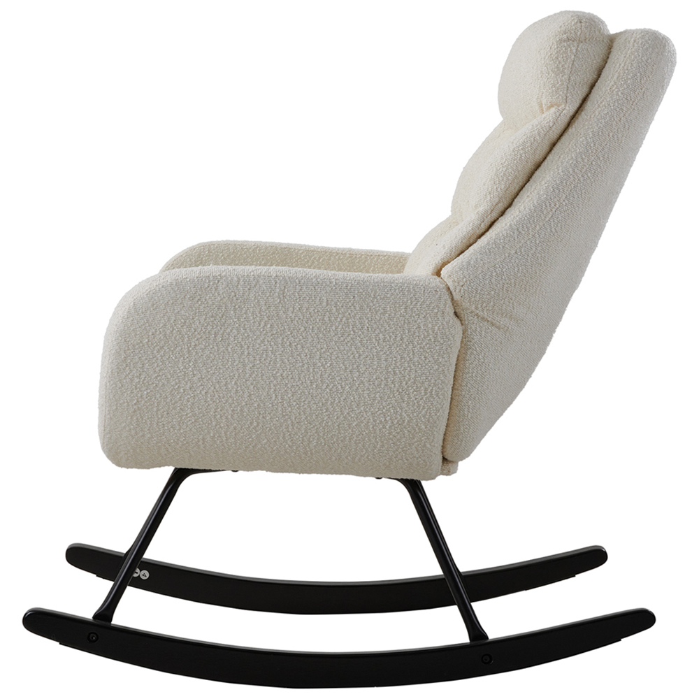 H&O Direct Modern Upholstered Rocking Chair Image 3