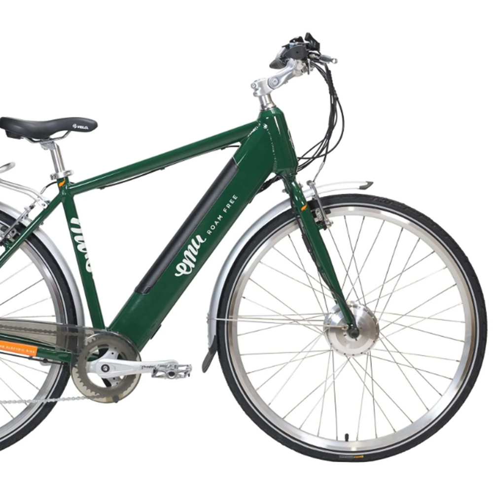 Emu Roam Crossbar Hybrid 20 inch Racing Green Electric Bike Image 2