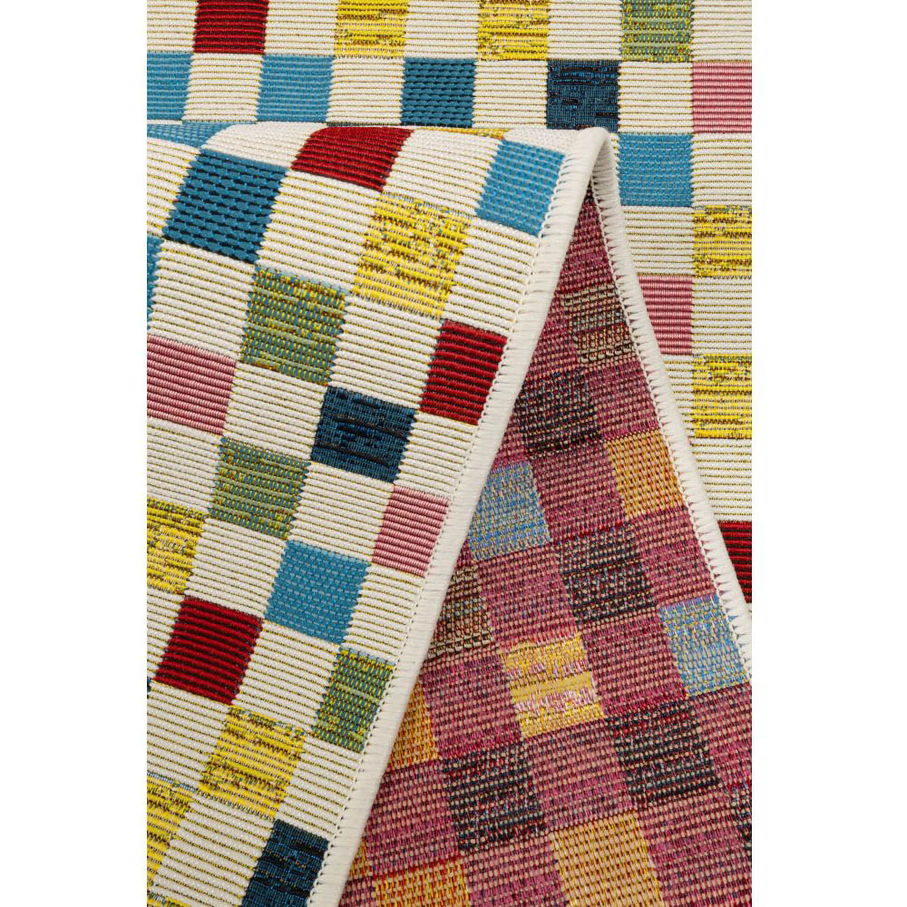Homemaker Tropico Checker Blue Rug 120 x 170cm Image 4