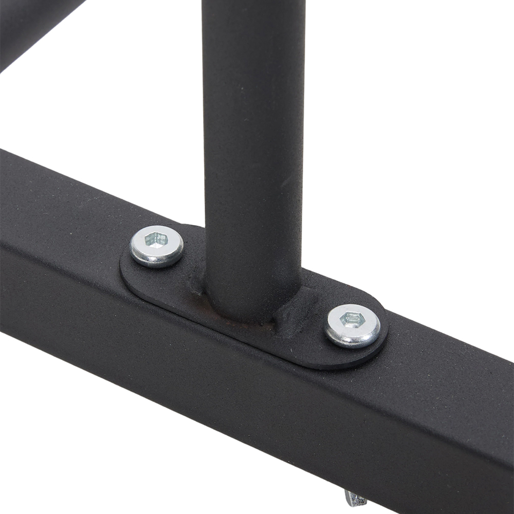 Living and Home 2-Tier Black Metal Clothing Rack 100 x 40 x 180cm Image 7