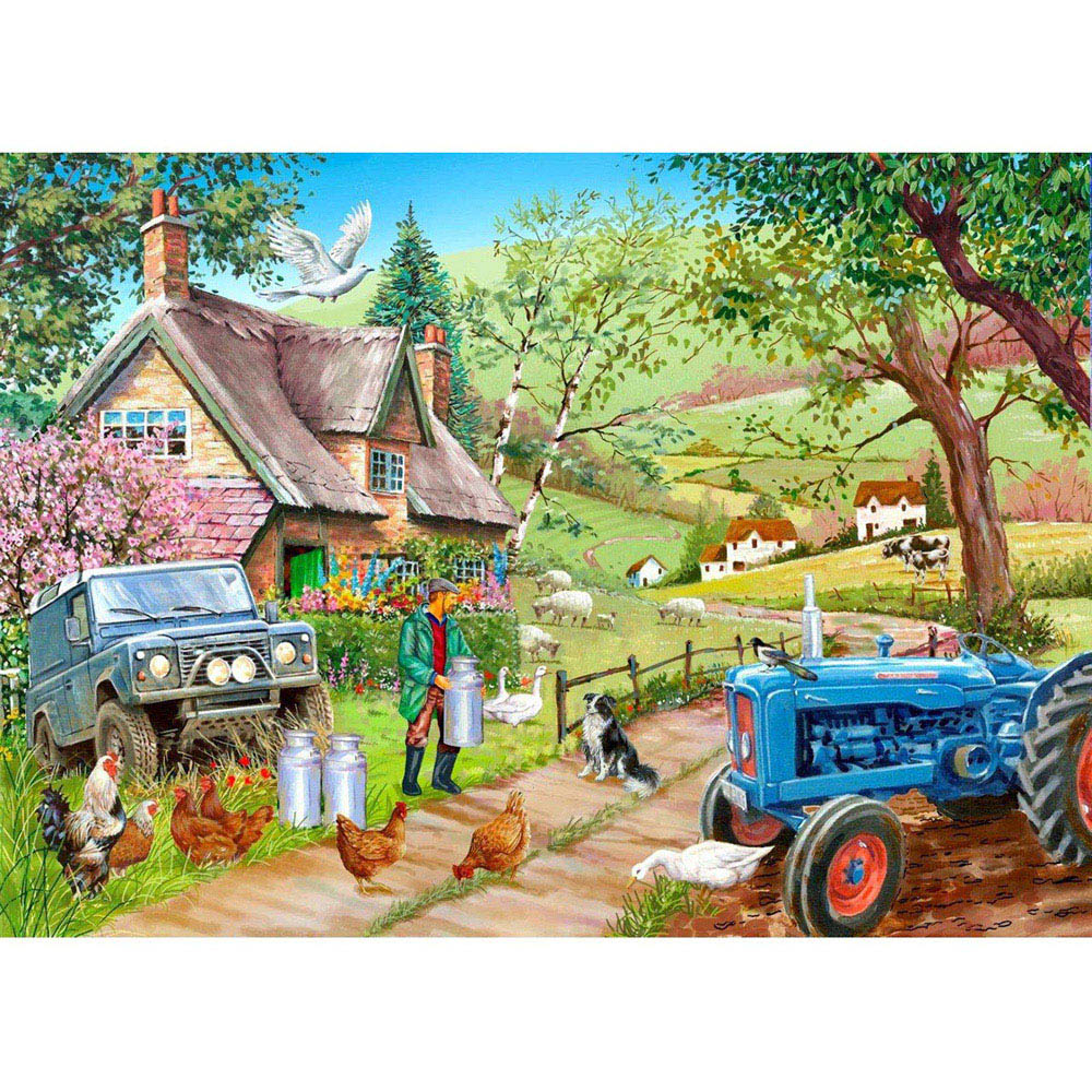 The House of Puzzles Farm Fresh 500 Piece Jigsaw Puzzle Image