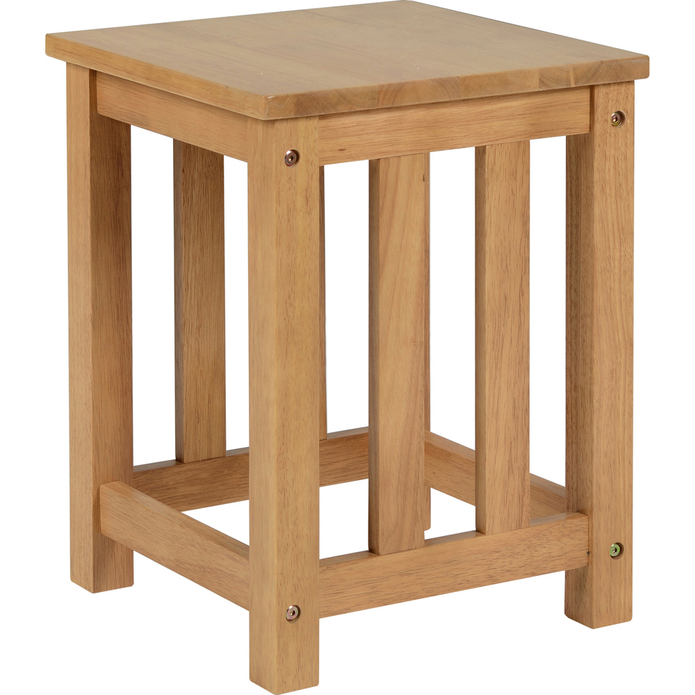 Seconique Richmond Oak Varnish Stool Set of 2 Image 2