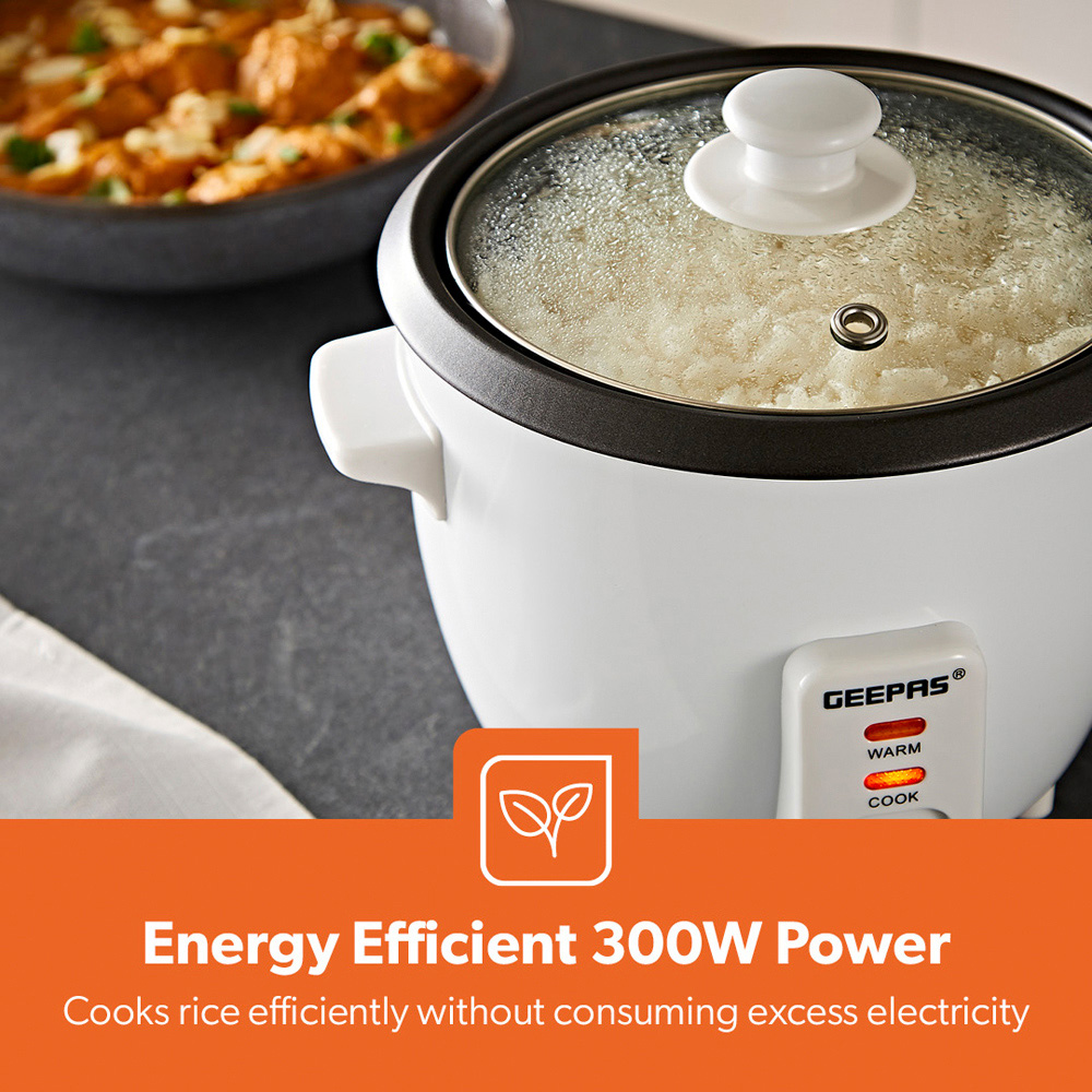 Geepas GRC35048UK 0.6L Electric Rice Cooker 300W Image 7