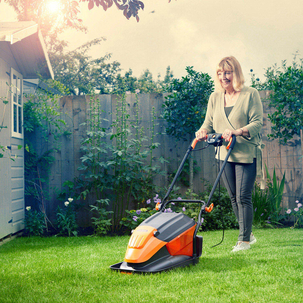LawnMaster MEH1733 1700W 2-in-1 33cm Hover Collect Lawn Mower and Line Trimmer Set Image 4