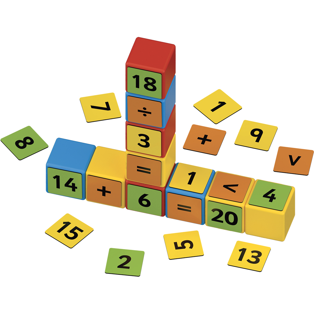Geomag Magicube Math Building Recycled Clips Set 61 Piece Image 9