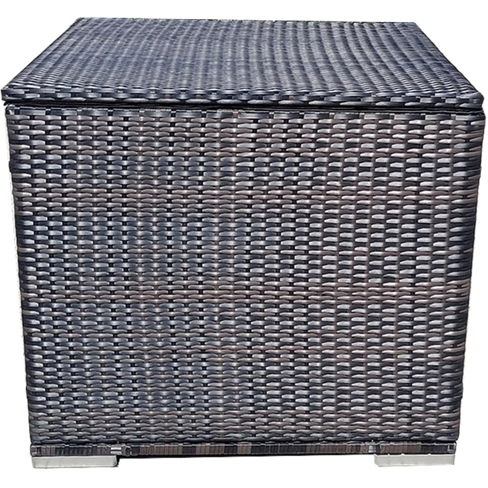 Furniture One Brown Rattan Garden Storage Box with Lid 330L Image 2