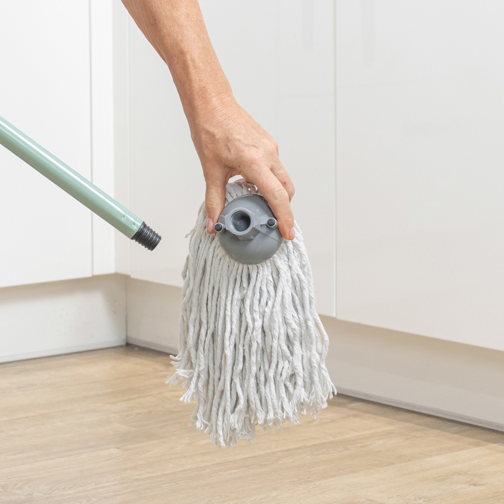 JVL Cleaning Grey Replacement Cotton String Mop Head 3 Pack Image 5