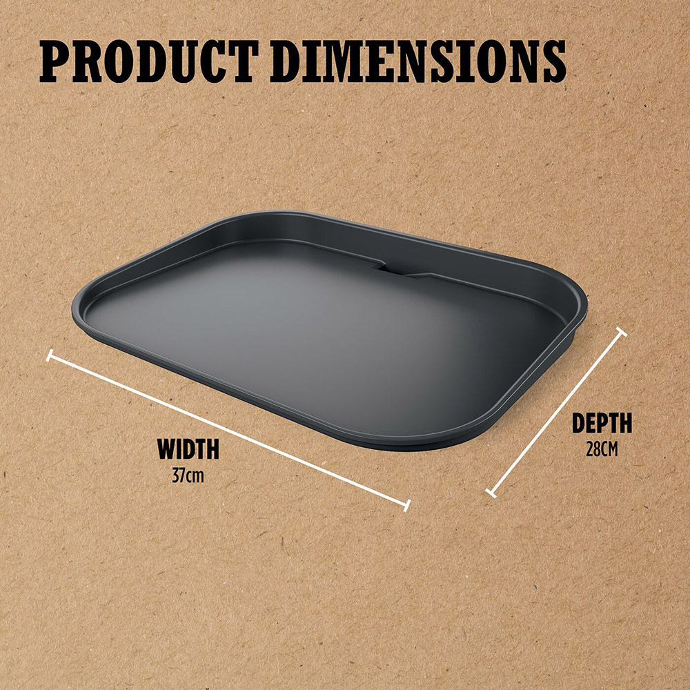 Ninja Woodfire Black Electric BBQ Grill Flat Plate Image 7