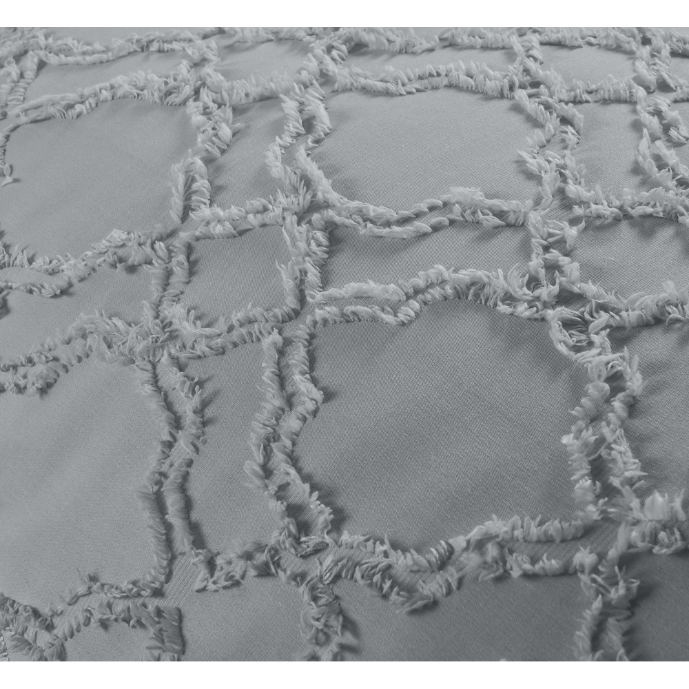 Intimates Kiera Double Grey Tufted Duvet Set Image 2
